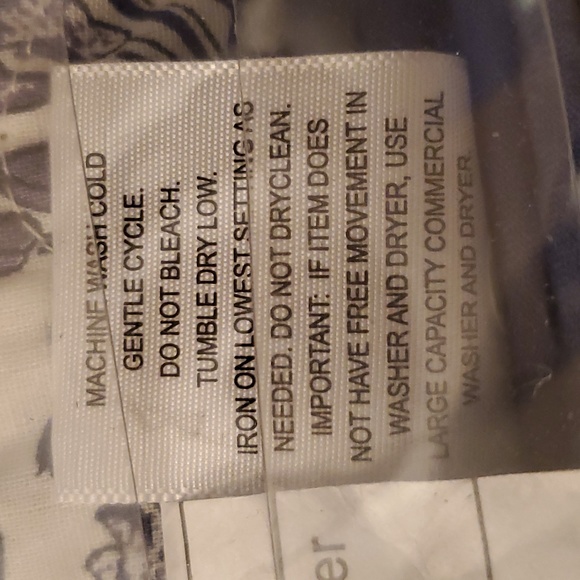 Shabby Chic Blue Roses French Country Cottage Oversized King Bedspread - Picture 4 of 8